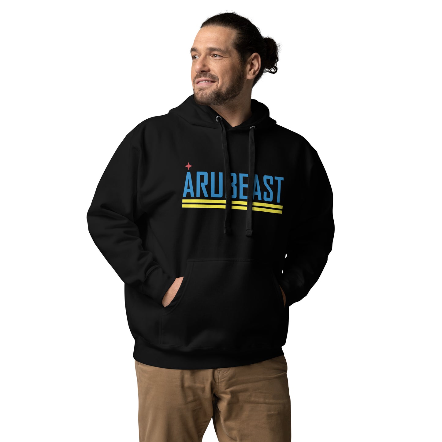 Unisex  Aruban Flag Colors Hoodie
